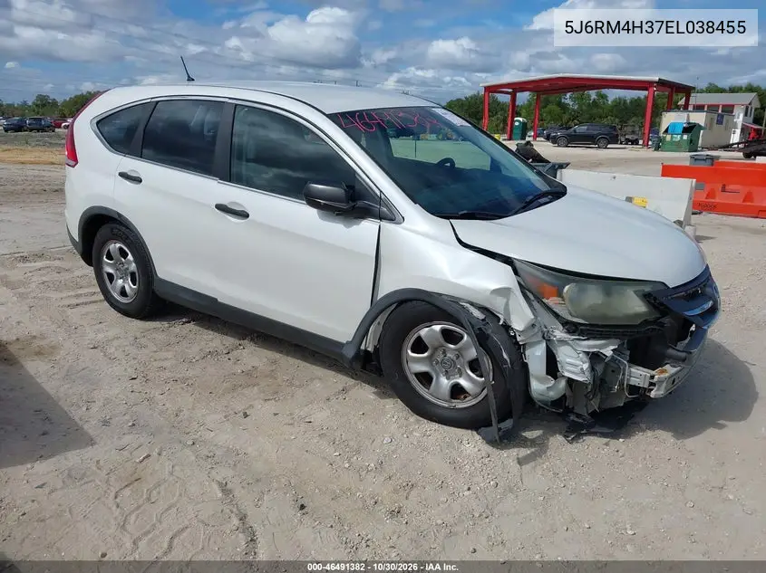 HONDA CR-V 2014, VIN 5J6RM4H37EL038455