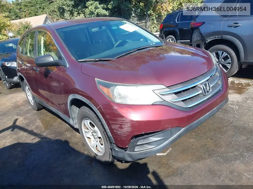 HONDA CR-V 2014, VIN 5J6RM3H36EL004954