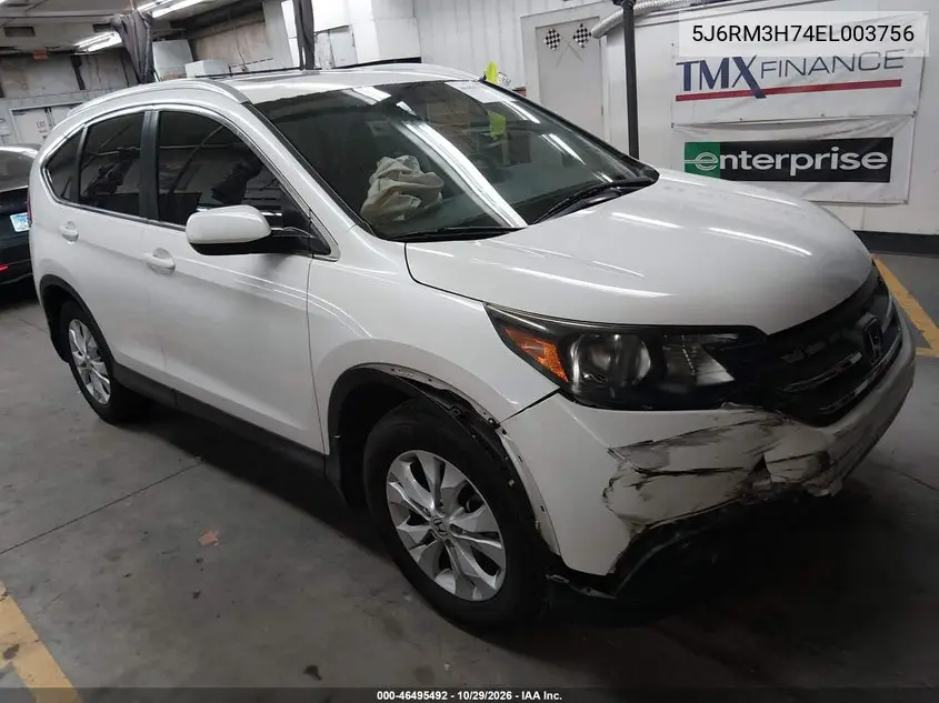 HONDA CR-V 2014, VIN 5J6RM3H74EL003756