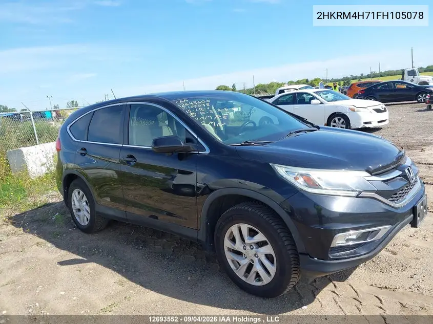 HONDA CR-V 2015, VIN 2HKRM4H71FH105078