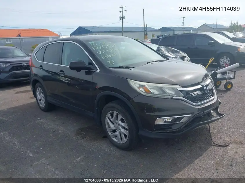 HONDA CR-V 2015, VIN 2HKRM4H55FH114039