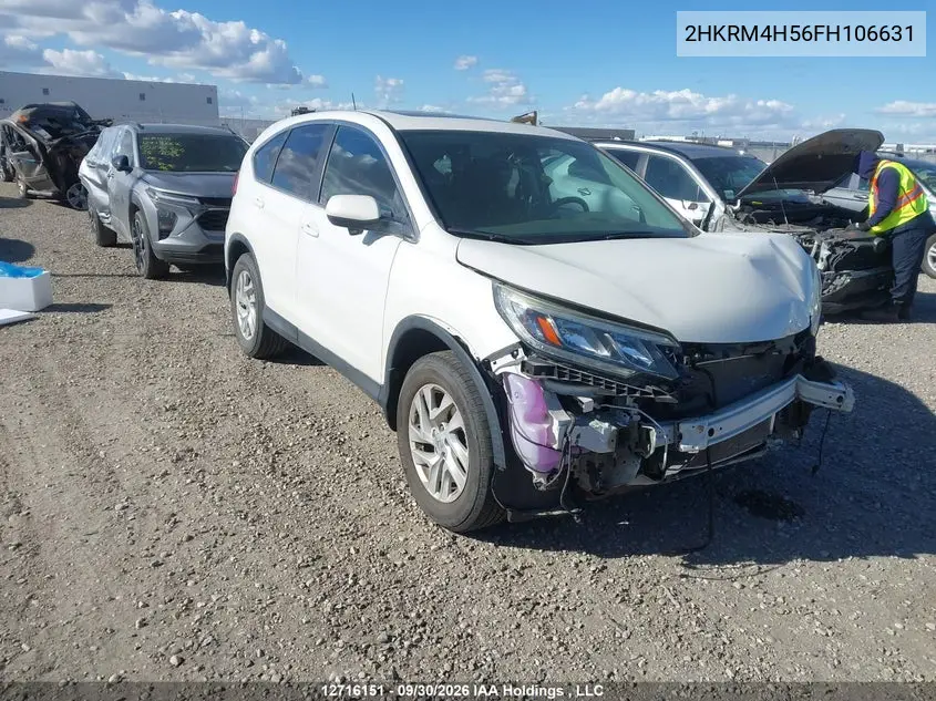 HONDA CR-V 2015, VIN 2HKRM4H56FH106631