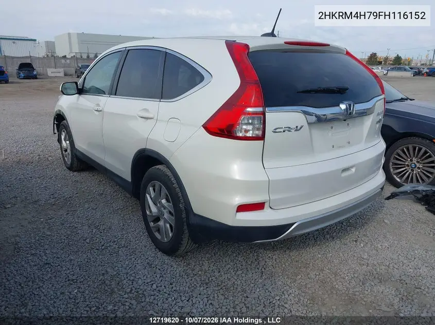 2015 HONDA CR-V VIN 2HKRM4H79FH116152 — фото 3