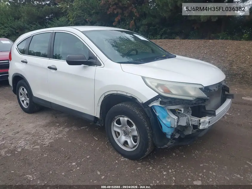 HONDA CR-V 2015, VIN 5J6RM4H35FL036382