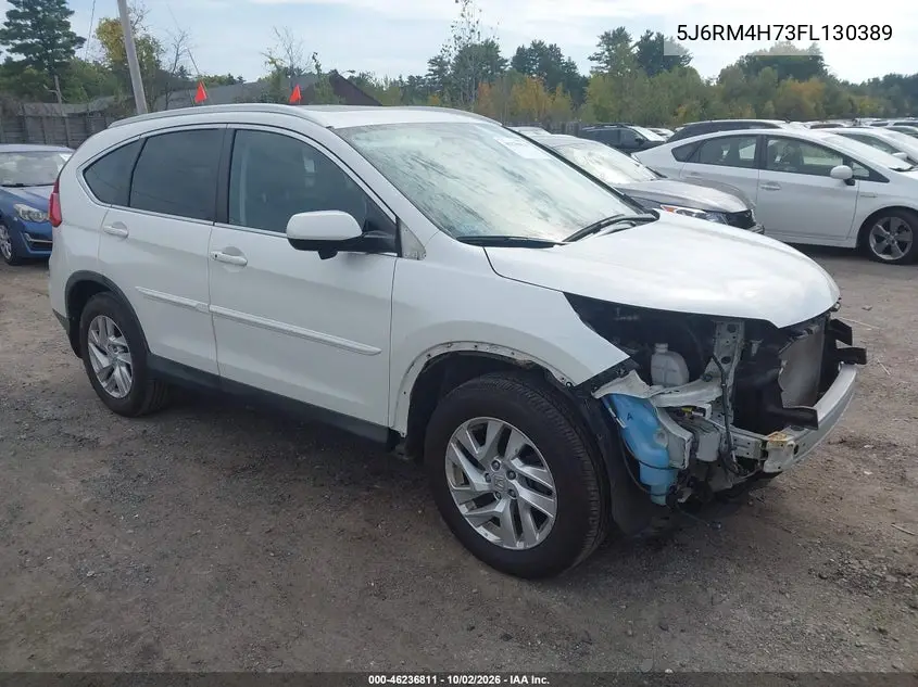 HONDA CR-V 2015, VIN 5J6RM4H73FL130389