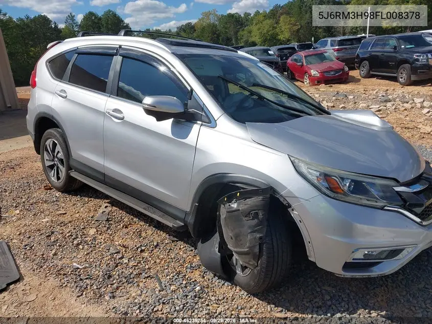 HONDA CR-V 2015, VIN 5J6RM3H98FL008378