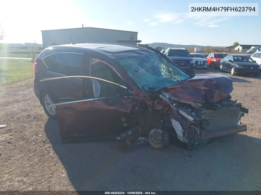 HONDA CR-V 2015, VIN 2HKRM4H79FH623794
