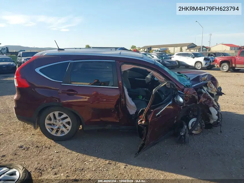 2015 HONDA CR-V VIN 2HKRM4H79FH623794 — фото 12