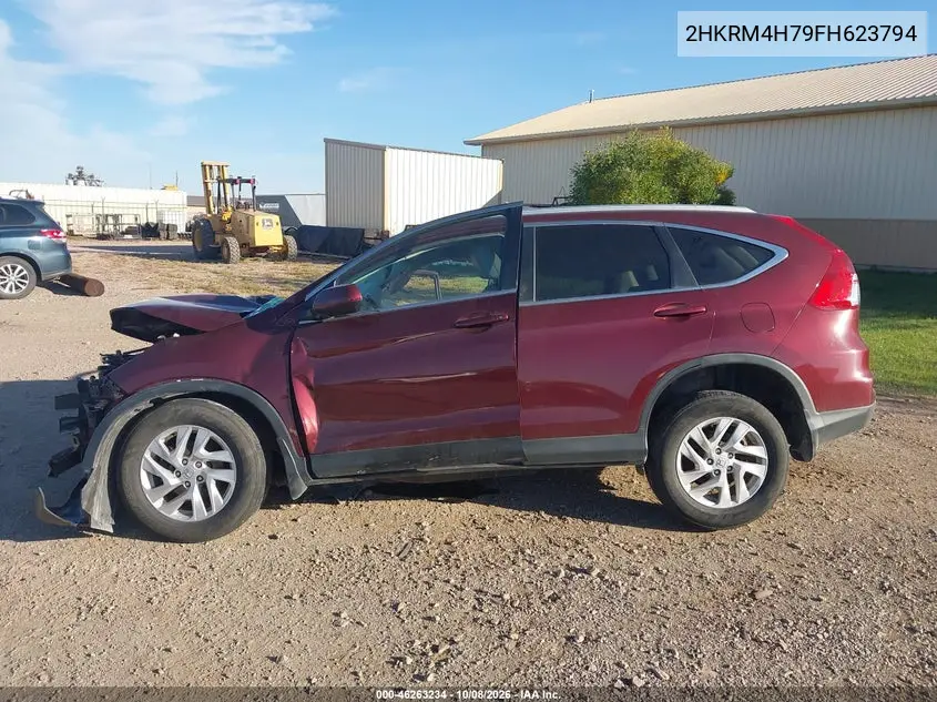 2015 HONDA CR-V VIN 2HKRM4H79FH623794 — фото 13