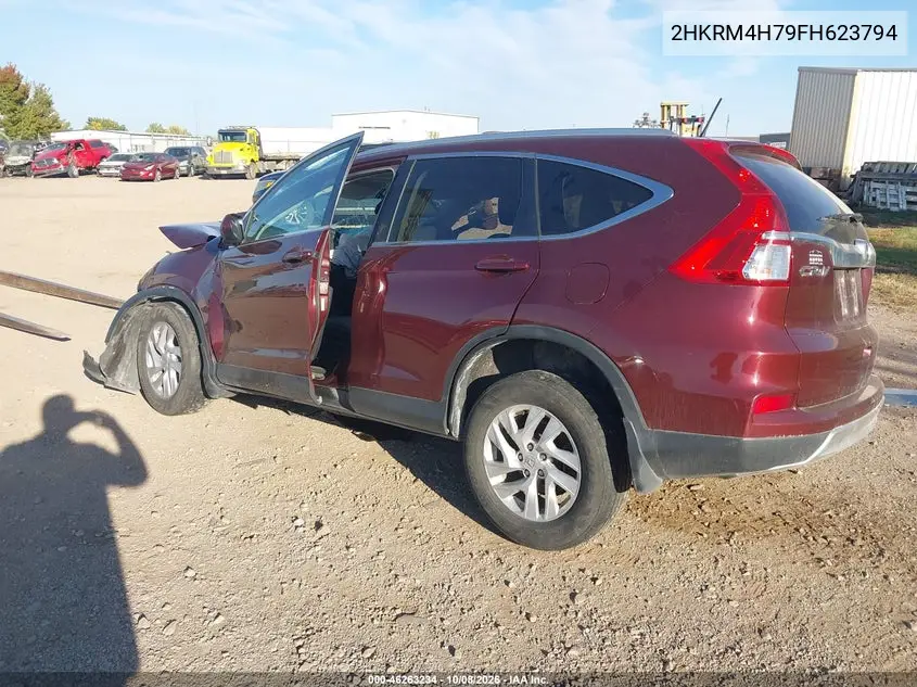 2015 HONDA CR-V VIN 2HKRM4H79FH623794 — фото 3