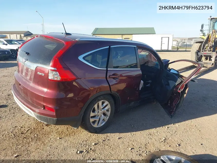 2015 HONDA CR-V VIN 2HKRM4H79FH623794 — фото 4