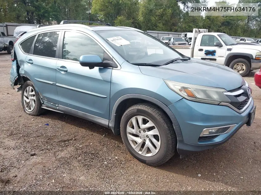 HONDA CR-V 2015, VIN 2HKRM4H75FH634176