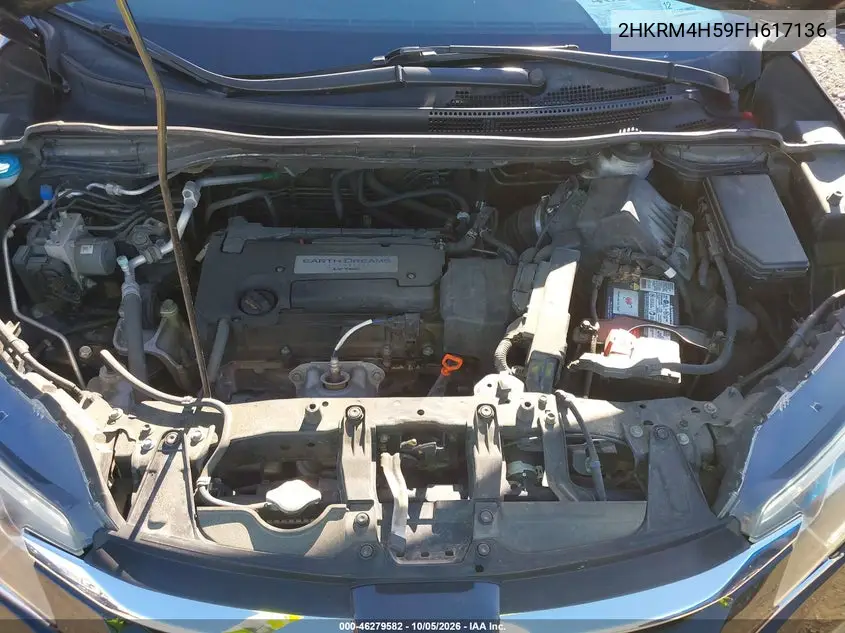 2015 HONDA CR-V VIN 2HKRM4H59FH617136 — фото 10