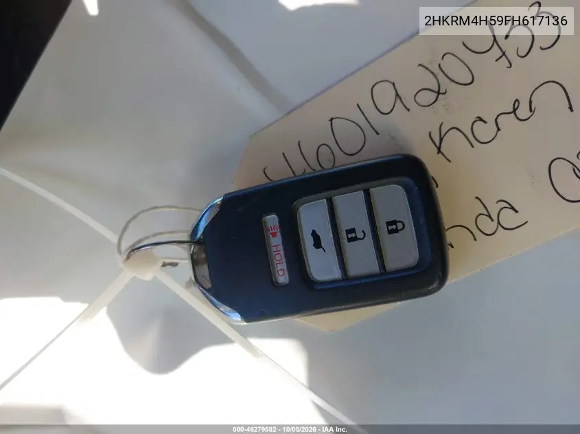 2015 HONDA CR-V VIN 2HKRM4H59FH617136 — фото 11