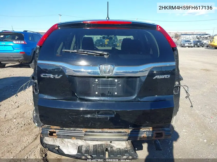 2015 HONDA CR-V VIN 2HKRM4H59FH617136 — фото 17
