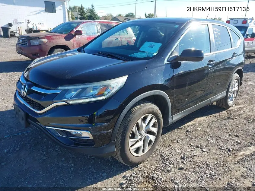 2015 HONDA CR-V VIN 2HKRM4H59FH617136 — фото 2