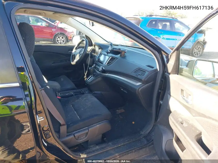 2015 HONDA CR-V VIN 2HKRM4H59FH617136 — фото 5