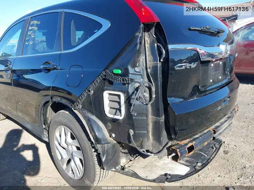 2015 HONDA CR-V VIN 2HKRM4H59FH617136 — фото 6