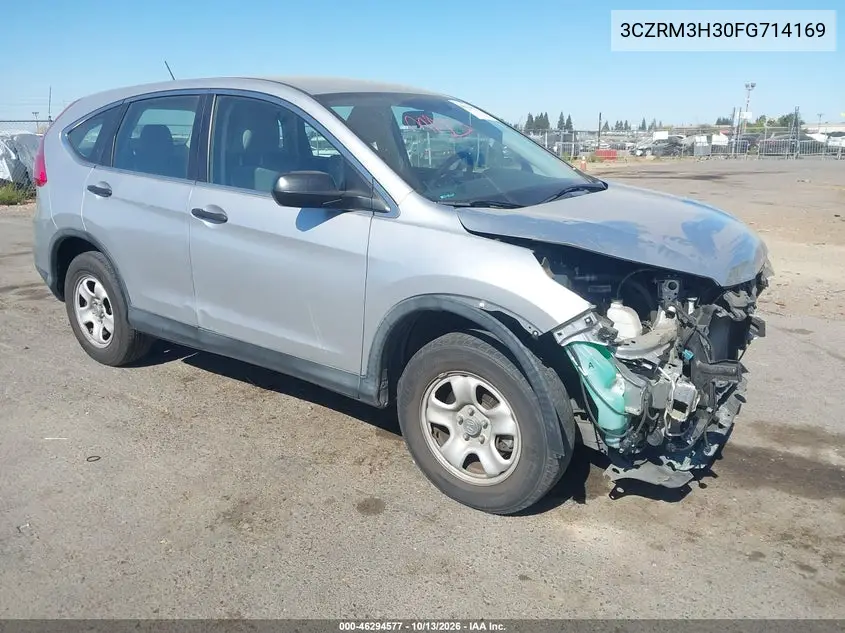 2015 HONDA CR-V VIN 3CZRM3H30FG714169 — фото 2