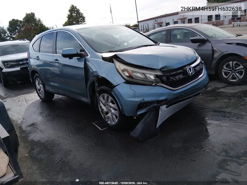 HONDA CR-V 2015, VIN 2HKRM4H59FH632638
