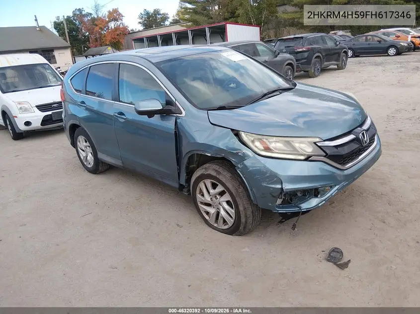 HONDA CR-V 2015, VIN 2HKRM4H59FH617346