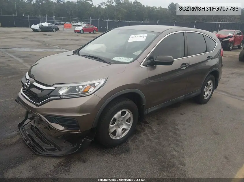 2015 HONDA CR-V VIN 3CZRM3H31FG707733 — фото 2