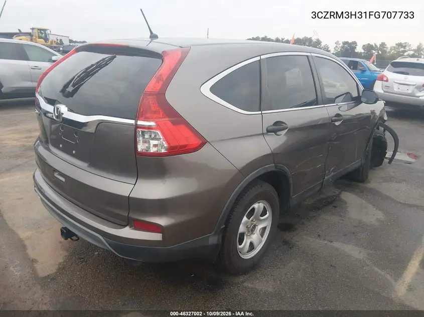 2015 HONDA CR-V VIN 3CZRM3H31FG707733 — фото 4