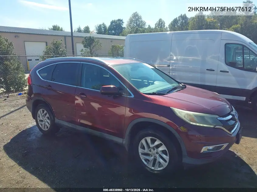 HONDA CR-V 2015, VIN 2HKRM4H75FH677612