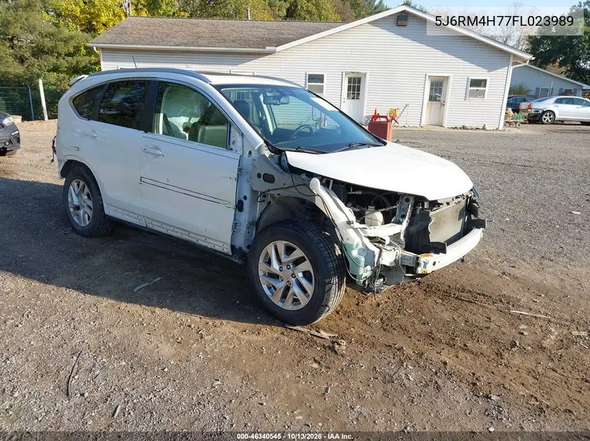 HONDA CR-V 2015, VIN 5J6RM4H77FL023989