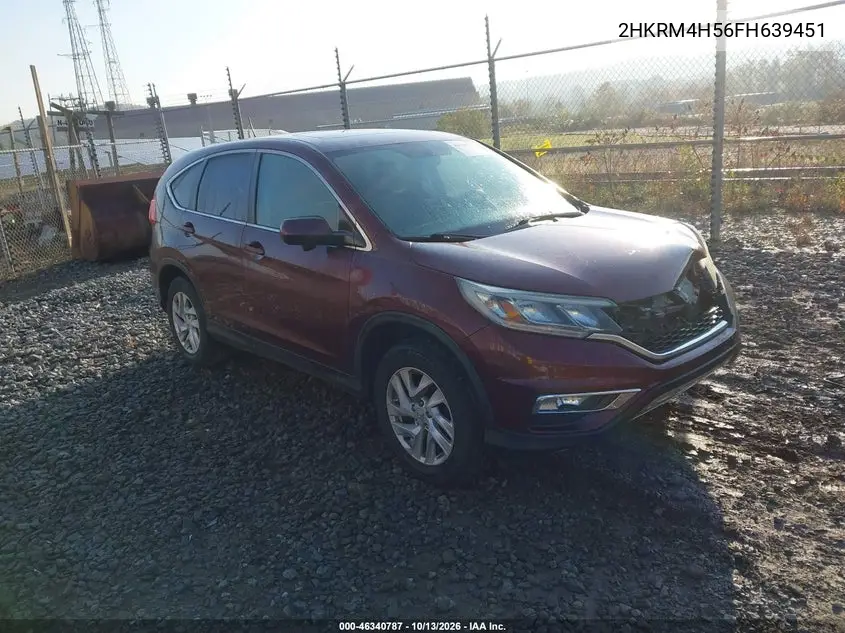 HONDA CR-V 2015, VIN 2HKRM4H56FH639451