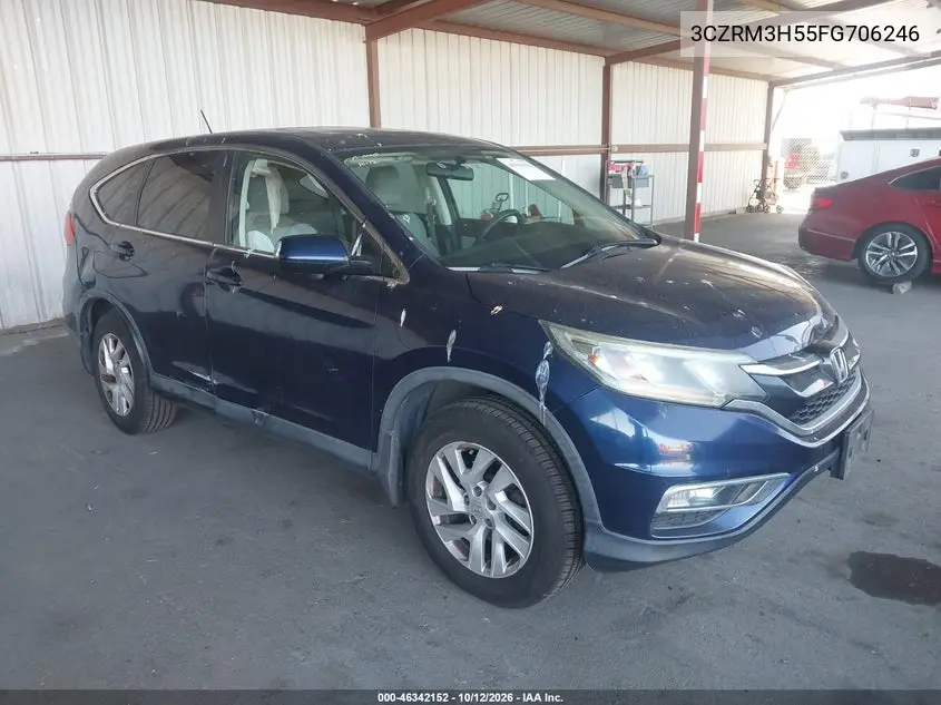 HONDA CR-V 2015, VIN 3CZRM3H55FG706246
