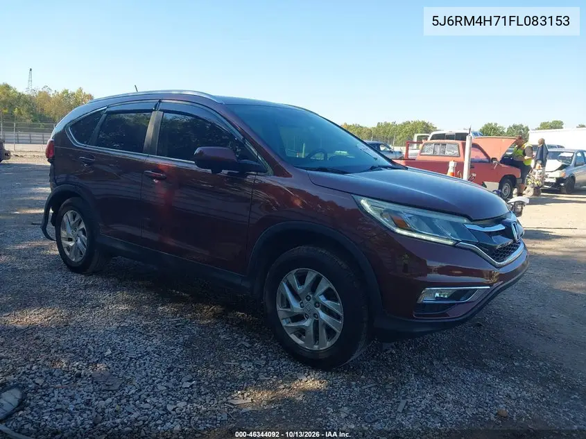 HONDA CR-V 2015, VIN 5J6RM4H71FL083153