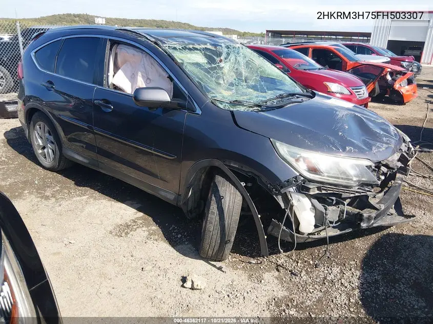 HONDA CR-V 2015, VIN 2HKRM3H75FH503307