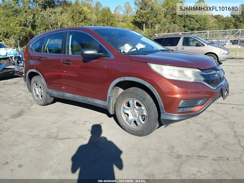 HONDA CR-V 2015, VIN 5J6RM4H3XFL101680