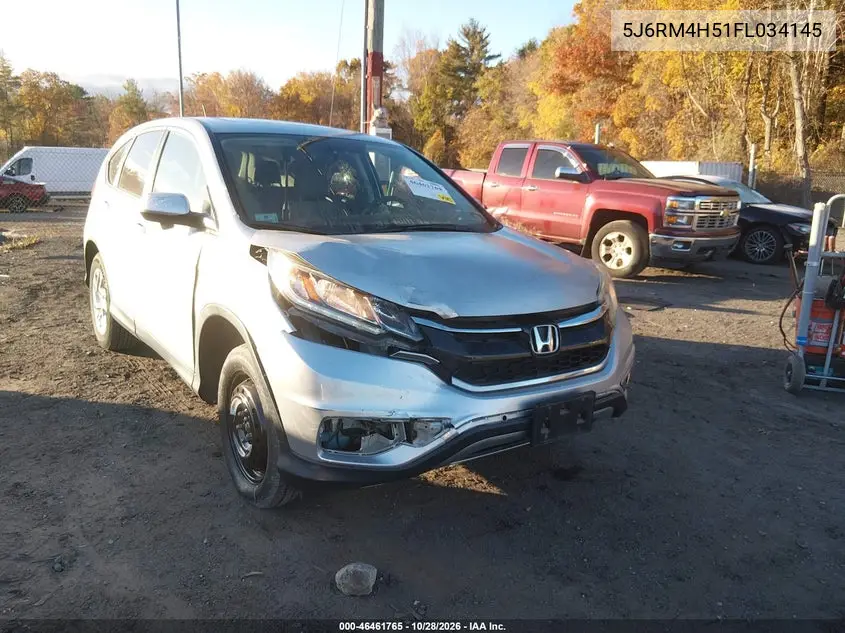 HONDA CR-V 2015, VIN 5J6RM4H51FL034145