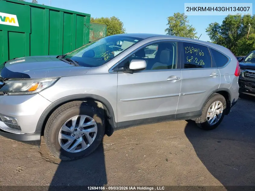 2016 HONDA CR-V VIN 2HKRM4H43GH134007 — фото 13
