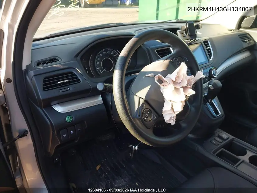 2016 HONDA CR-V VIN 2HKRM4H43GH134007 — фото 17