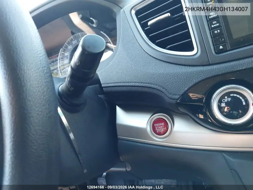 2016 HONDA CR-V VIN 2HKRM4H43GH134007 — фото 18