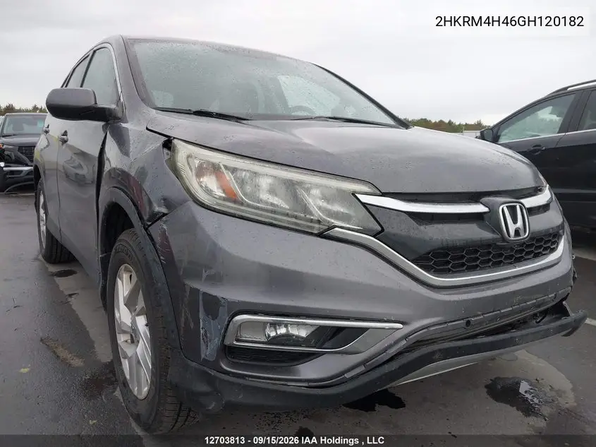 HONDA CR-V 2016, VIN 2HKRM4H46GH120182