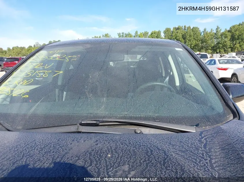 2016 HONDA CR-V VIN 2HKRM4H59GH131587 — фото 17