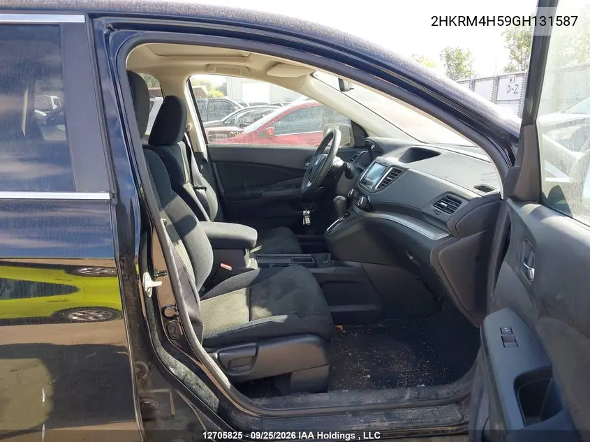 2016 HONDA CR-V VIN 2HKRM4H59GH131587 — фото 5