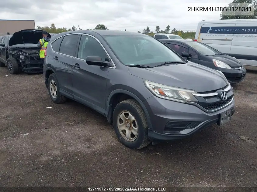 HONDA CR-V 2016, VIN 2HKRM4H38GH128341