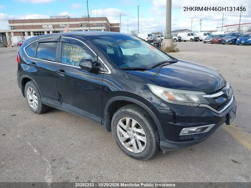 HONDA CR-V 2016, VIN 2HKRM4H46GH131456