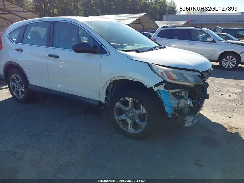 HONDA CR-V 2016, VIN 5J6RM4H32GL127899
