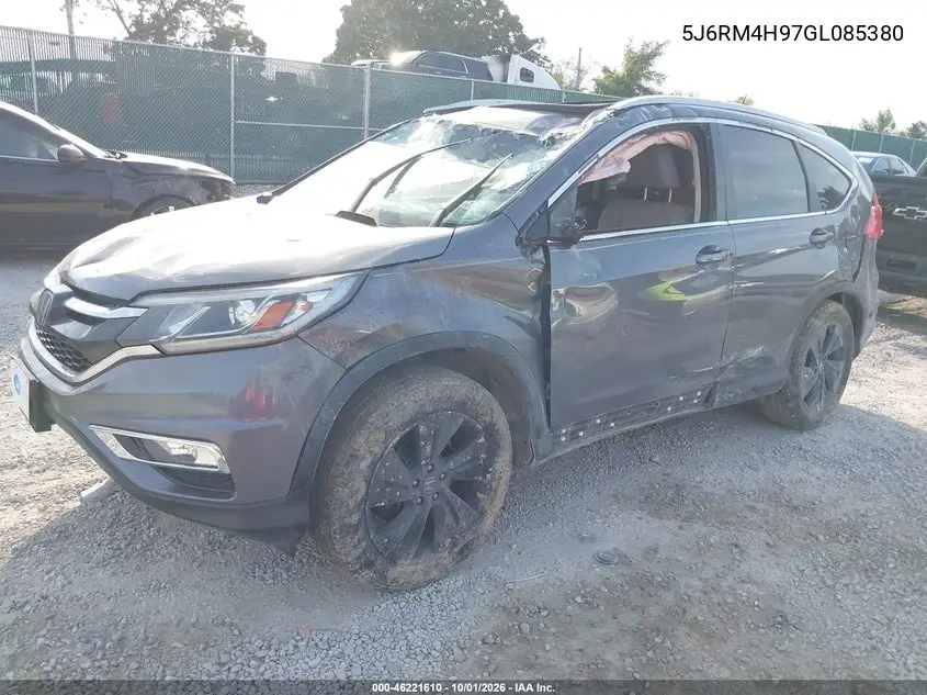 2016 HONDA CR-V VIN 5J6RM4H97GL085380 — фото 2