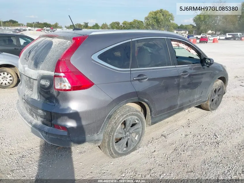 2016 HONDA CR-V VIN 5J6RM4H97GL085380 — фото 4