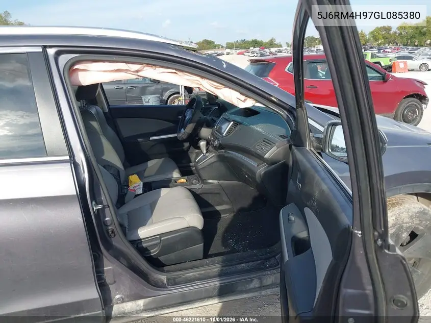 2016 HONDA CR-V VIN 5J6RM4H97GL085380 — фото 5