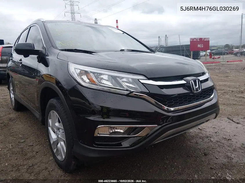 HONDA CR-V 2016, VIN 5J6RM4H76GL030269