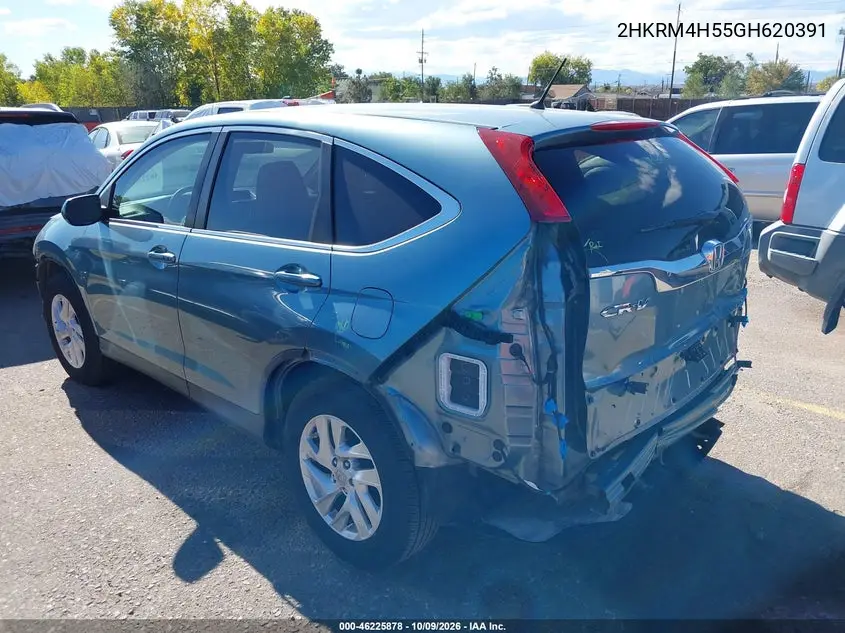 2016 HONDA CR-V VIN 2HKRM4H55GH620391 — фото 3