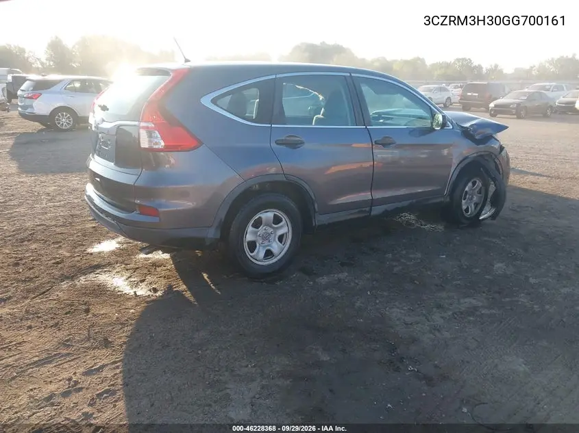 2016 HONDA CR-V VIN 3CZRM3H30GG700161 — фото 4